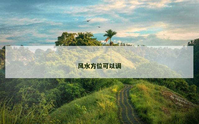 风水方位可以调