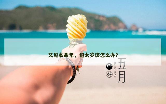 又见本命年，犯太岁该怎么办?