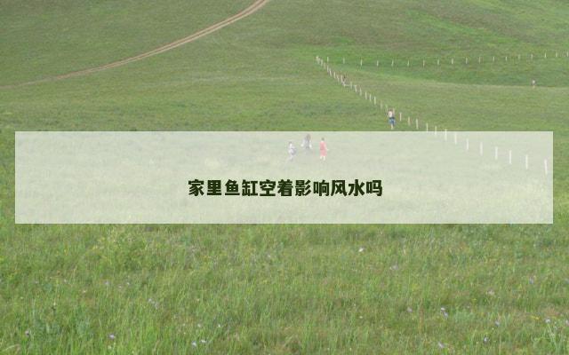 家里鱼缸空着影响风水吗