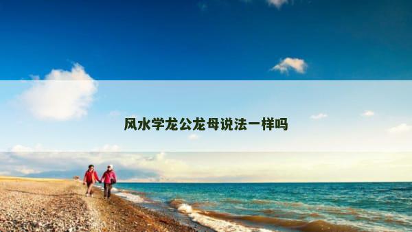 风水学龙公龙母说法一样吗