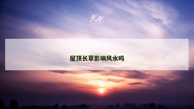 屋顶长草影响风水吗