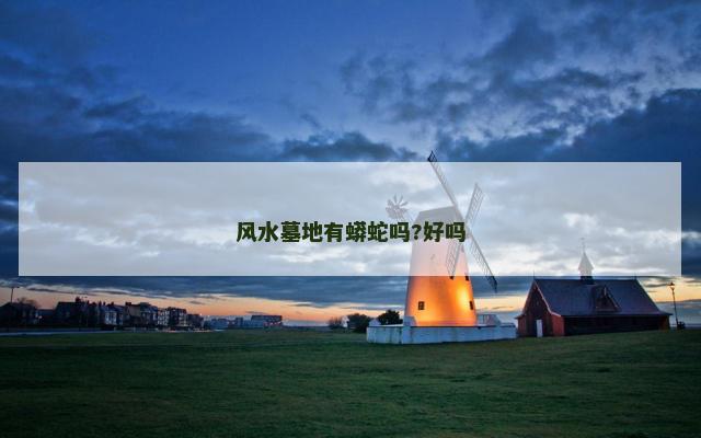 风水墓地有蟒蛇吗?好吗